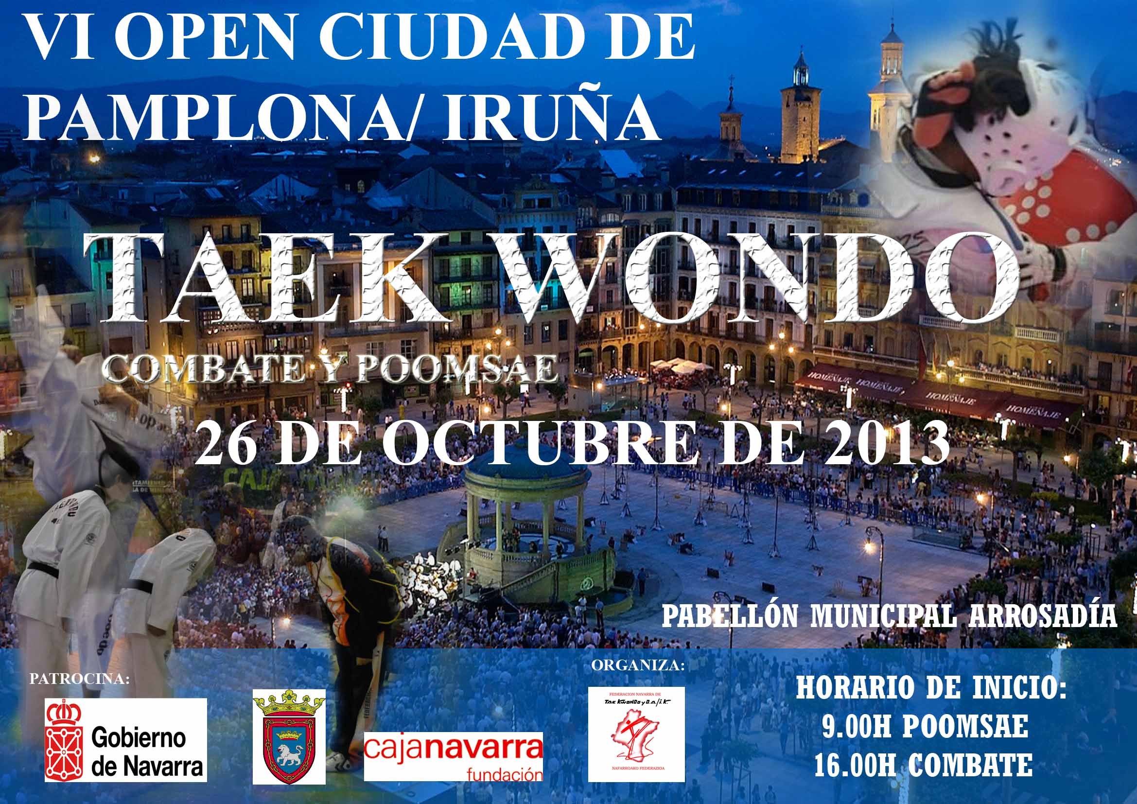 SORTEOS Y HORARIO CIUDAD DE PAMPLONA 2013